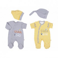 Cool Çizgili Baskılı 2'li Tulum